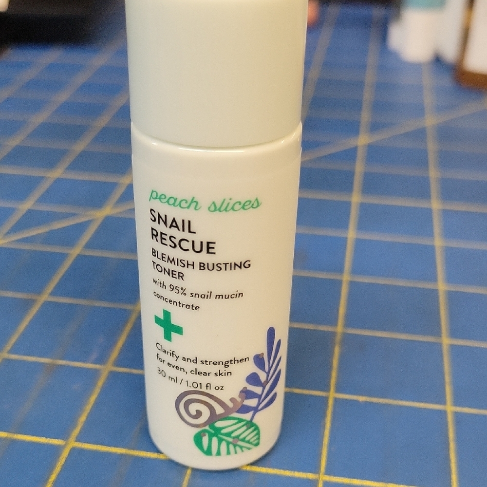 Peach Slices Snail Blemish Rescue Toner 30ml New Bottle